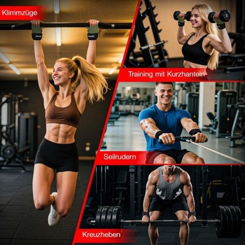 Kožené zdvíhacie popruhy pre kulturistiku, vzpieranie, silový tréning a fitness - Extra pevné a