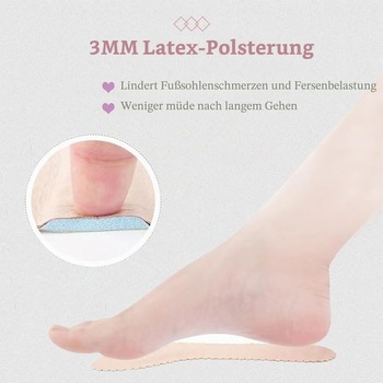 Dámske vložky do topánok z bravčovej kože, 3/4 neviditeľné samolepiace barefoot vložky (tmavo kávová)