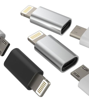 Adaptér micro USB Lightning (3 ks) pre iPhone 14 13 12 11…