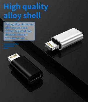 Adaptér micro USB Lightning (3 ks) pro iPhone 14 13 12 11 Pro Max 7 8 Plus X SE XS XR pro iPad Air