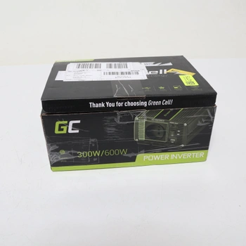 Měnič Green Cell PRO 300W/600W 12V až 230V s čistou sinusovou vlnou pro automobily, měnič s čistou