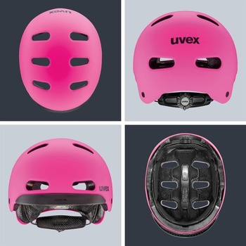 Uvex 4kidz - robustní cyklistická helma pro děti - individuálně nastavitelná velikost - pratelná
