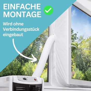 Výfuková hadica Home Melody 150 mm 3 metre flexibilné PVC pre prenosné klimatizácie, sušičky bielizne,