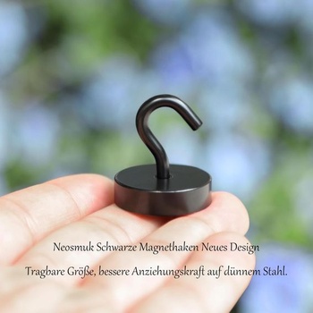 Magnetické háčiky Neosmuk, 30kg extra silné magnetické háčiky na kempovanie, dielňu, skrinky, háčiky na