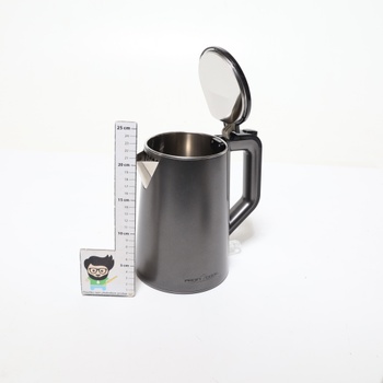 Konvice ProfiCook® 1,5 litru | 2200 W | Dvoustěnný termoplášť | Ovládání jednou rukou | Stanice s