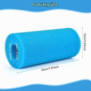 6 kusov filtračnej hubky typu A, hubový filter, penový bazénový filter, filtračná huba do bazéna,