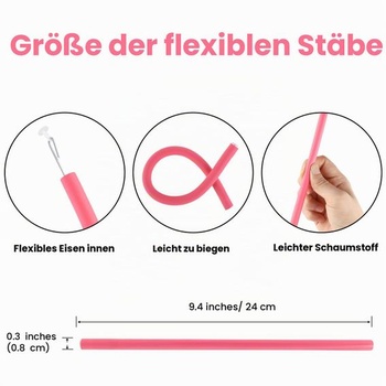 30dielna sada natáčok na vlasy bez ohrevu pre malé kudrlinky, flexibilné kulmy, natáčky na vlasy,