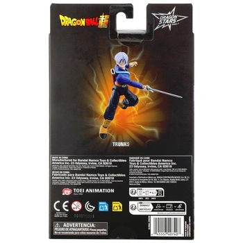 BANDAI Dragon Ball – Trunks Future Akční figurka 17 cm – Inspirováno televizním seriálem Dragon –