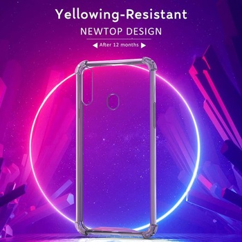 Puzdro na telefón N NEWTOP kompatibilné so Samsung Galaxy A20S, polotuhé TPU pevné a priehľadné