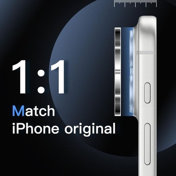 Ochranný kryt JETech pre iPhone 17 Pro, priehľadný, balenie 3 kusov