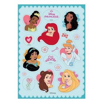 Dekora, Jedlá ozdoba na tortu s motívom Disney princezien, Dekorácie k detským narodeninám, Dekorácie