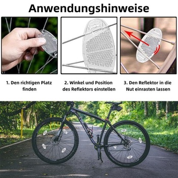 LATRAT 12dielne odrazky na drôtiky bicyklov, odrazky v tvare mačacieho oka, pre horské bicykle a
