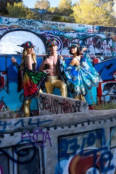 Boland 04299 - Holografická čiapka, šiltovka, baseballová čiapka, pokrývka hlavy, rapper,