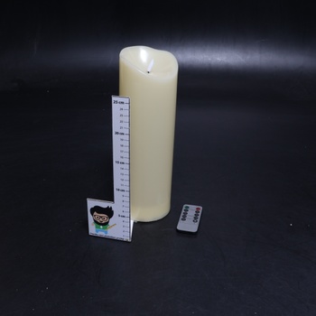 LED sviečky EXTSUD 31,5 cm × 10 cm s diaľkovým ovládaním, odolné proti striekajúcej vode, s časovačom,