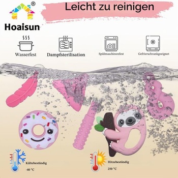Žuvací náhrdelník pre senzorických chlapcov a dievčatá, balenie po 6 kusoch; Žuvacie hryzátka pre deti s