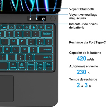 Puzdro s klávesnicou Qivxinnie iPad Air 13