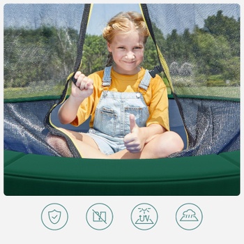 Kryt trampolíny STP10GN, 305 cm, odolný voči UV žiareniu, zelený - A