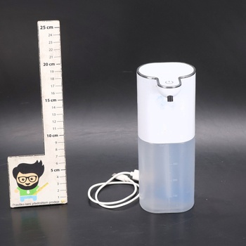 Automatický nástěnný dávkovač mýdla, Gcstnn 400ml dávkovač tekutého mýdla, nabíjení přes USB-C,