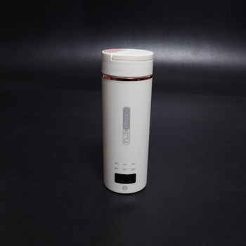 Malá cestovná kanvica s objemom 450 ml - 6 v 1 cestovná kanvica s ukazovateľom teploty, mini prenosný