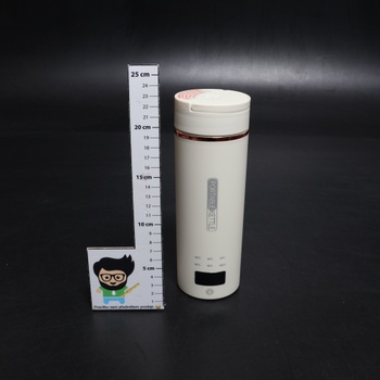 Malá cestovná kanvica s objemom 450 ml - 6 v 1 cestovná kanvica s ukazovateľom teploty, mini prenosný