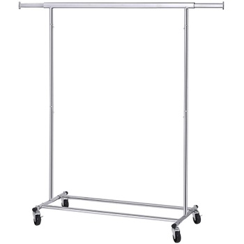 Vešiak na oblečenie HSR13S, 45 x (92-132) x 161,5 cm, nosnosť 100 kg, strieborný - A