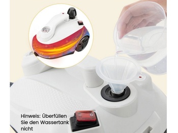 Parný čistič ES10500DE-WH, 2000 W, 1,8 l, biely - B