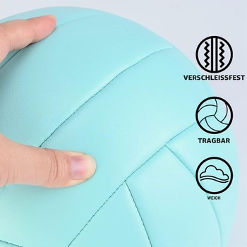 Volejbalová, plážová volejbalová, mäkká lopta veľkosť 5 modrá