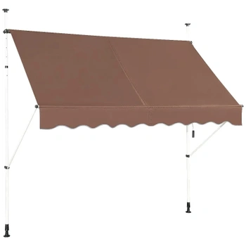 Nastaviteľná markíza OP70317CF, 250 cm, hnedá - A