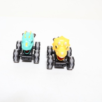 MOONTOY 3dielna sada dinosaurského monster trucku, svietiace autíčko pre vek 1+, auto s funkciou „press