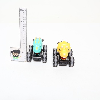 MOONTOY 3dielna sada dinosaurského monster trucku, svietiace autíčko pre vek 1+, auto s funkciou „press