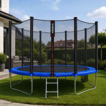 Kryt okrajov trampolíny a sieť, 244 cm, čierno/modrá - A