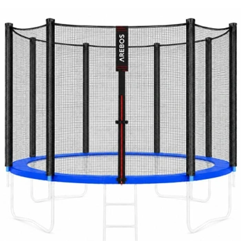 Kryt hrany trampolíny a sieť, 366 cm, čierno/modrá - A