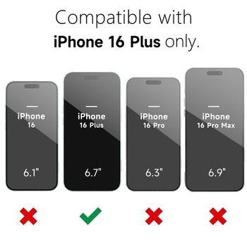 Silikónový kryt oakxco pre iPhone 16 Plus s ochranou fotoaparátu, ultra tenký farebný kryt na