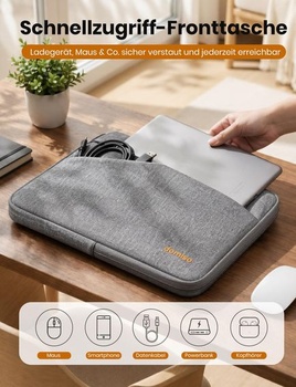 Taška na notebook DOMISO pre 15-palcový MacBook Air M5 2026/M4/M3/M2, 14-palcový/15-palcový MacBook