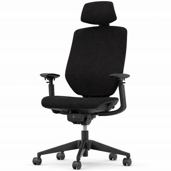 Ergonomická kancelárska stolička BS12PB-F1-V4, čierna - A