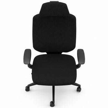 Ergonomická kancelárska stolička BS12PB-F1-V4, čierna - A