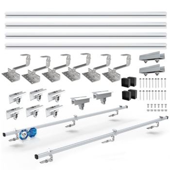 Sada pro montáž fotovoltaicky, 2 moduly, koncové svorky 35…