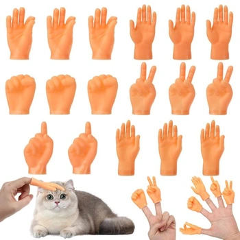 20 mini bábok na prsty, malé ručičky, zaujímavé mini bábky…