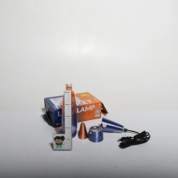 Lávová lampa Fisura modrooranžová