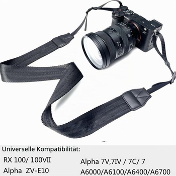 Popruh na fotoaparát, nastavitelný popruh na nošení, ramenní popruh na fotoaparát, popruh na krk