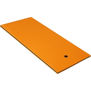 Plávajúca vodná podložka 972434101, trojvrstvová, 220 x 90 cm, nosnosť až 100 kg, oranžová - B