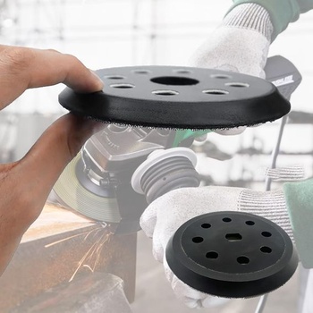 Brúsny tanier 125 mm kompatibilný s 8 otvormi, náhrada za Black & Decker BD190 KA190E SPEC375, suchý
