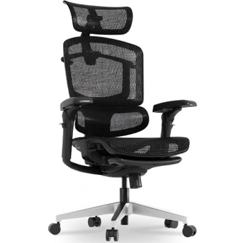 Ergonomická kancelárska stolička s podnožkou OS250B-M2-ErgoX Pro, 7D podrúčky, 5D bedrová opierka, 4D op
