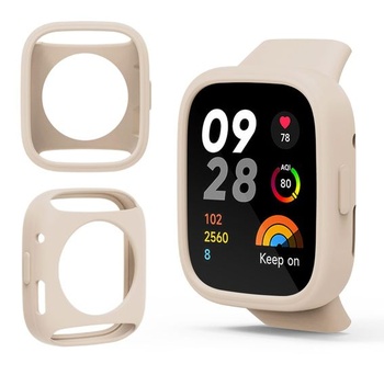 Silikónové púzdro GIOPUEY kompatibilné s Redmi Watch 3 Active, [2 ks] mäkké TPU silikónové