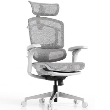 Ergonomická kancelárska stolička s podnožkou OS250G-M2, 7D podrúčky, 5D bedrová opierka, 4D opierka hlavy