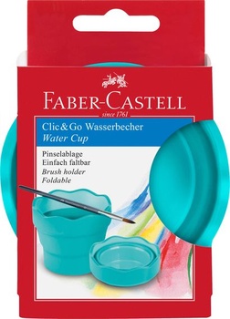 Faber-Castell - Sada farieb Connector Turquoise, s krabičkou s farbami a príslušenstvom, 3dielna sada