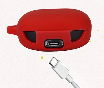 Pouzdro GIOPUEY kompatibilní s JBL Wave Flex, silikonové nárazuvzdorné ochranné pouzdro, ultratenký