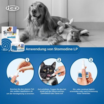 Domáci miláčikovia Stomodin LP gélové žuvačky 50 ml