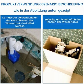 Univerzálny napúšťací ventil splachovacej nádržky toalety, mosadzné pripojenie G3/8