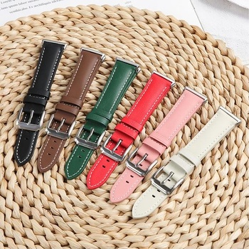 Náramek GIOPUEY kompatibilní s Huawei Band 11/11 Pro, náramek z pravé kůže [odolný proti